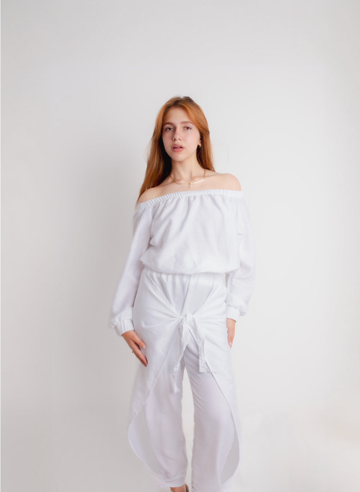 White Spanish Linen Pants