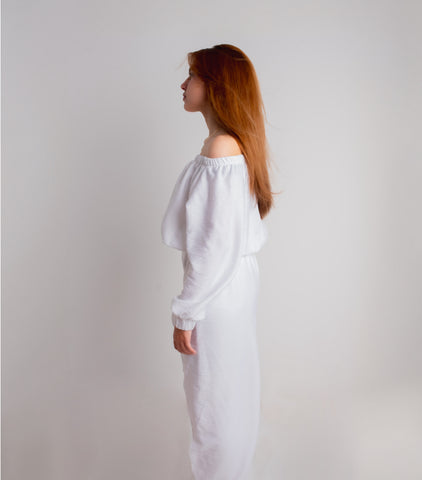 White Spanish Linen Pants