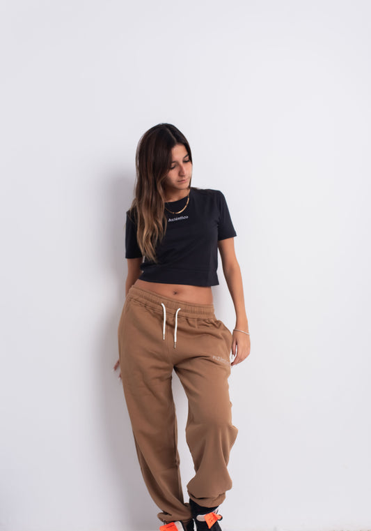 Brown Relaxed Sweatpants